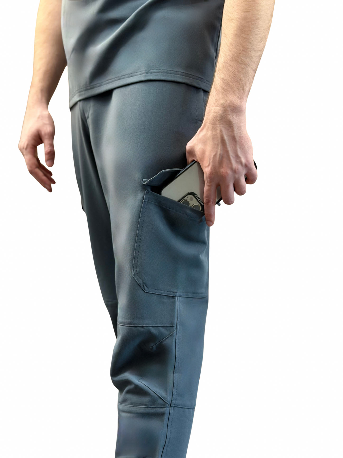 Мъжки медициснки екип Male Gray 2