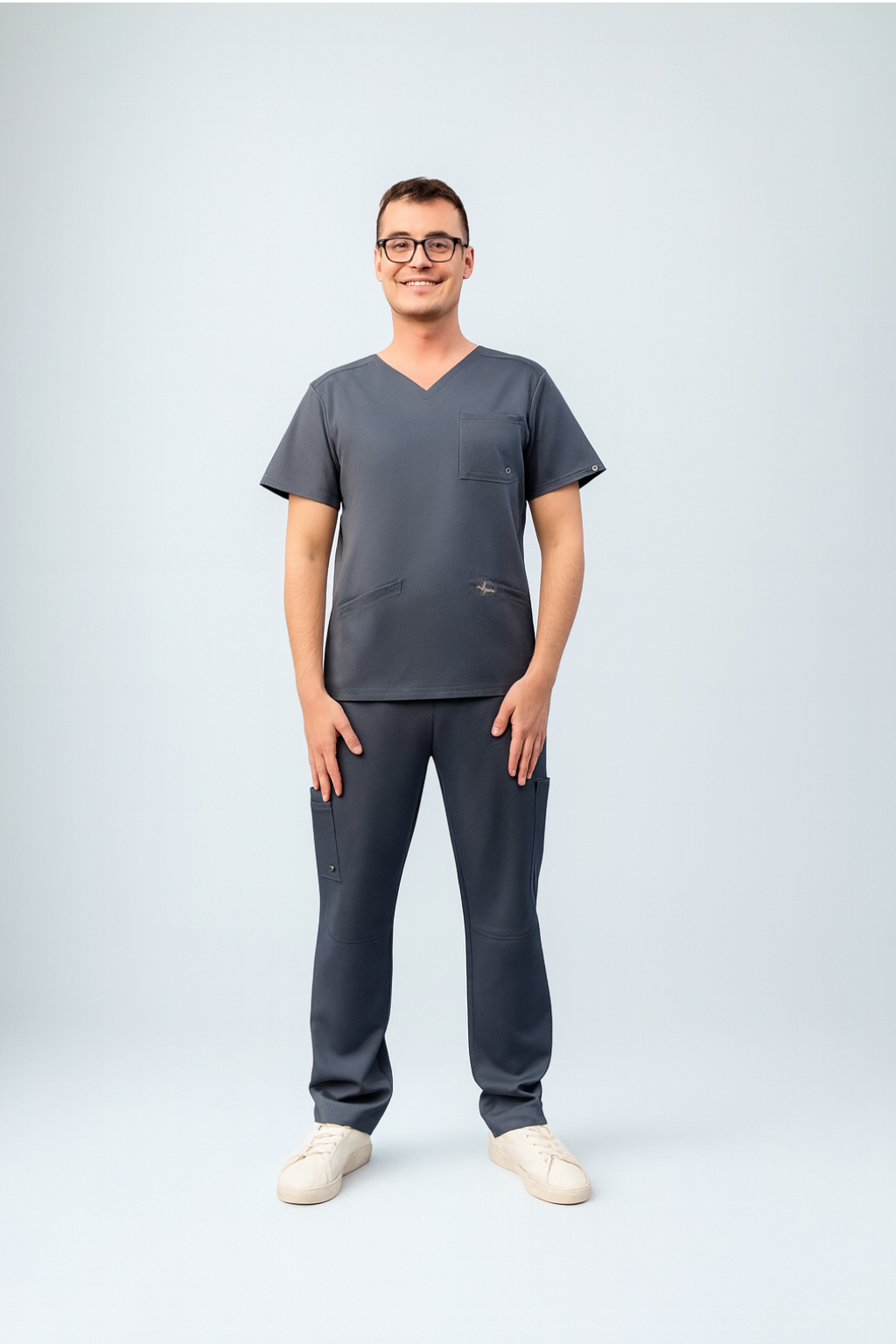 Мъжки медицински екип Male Gray