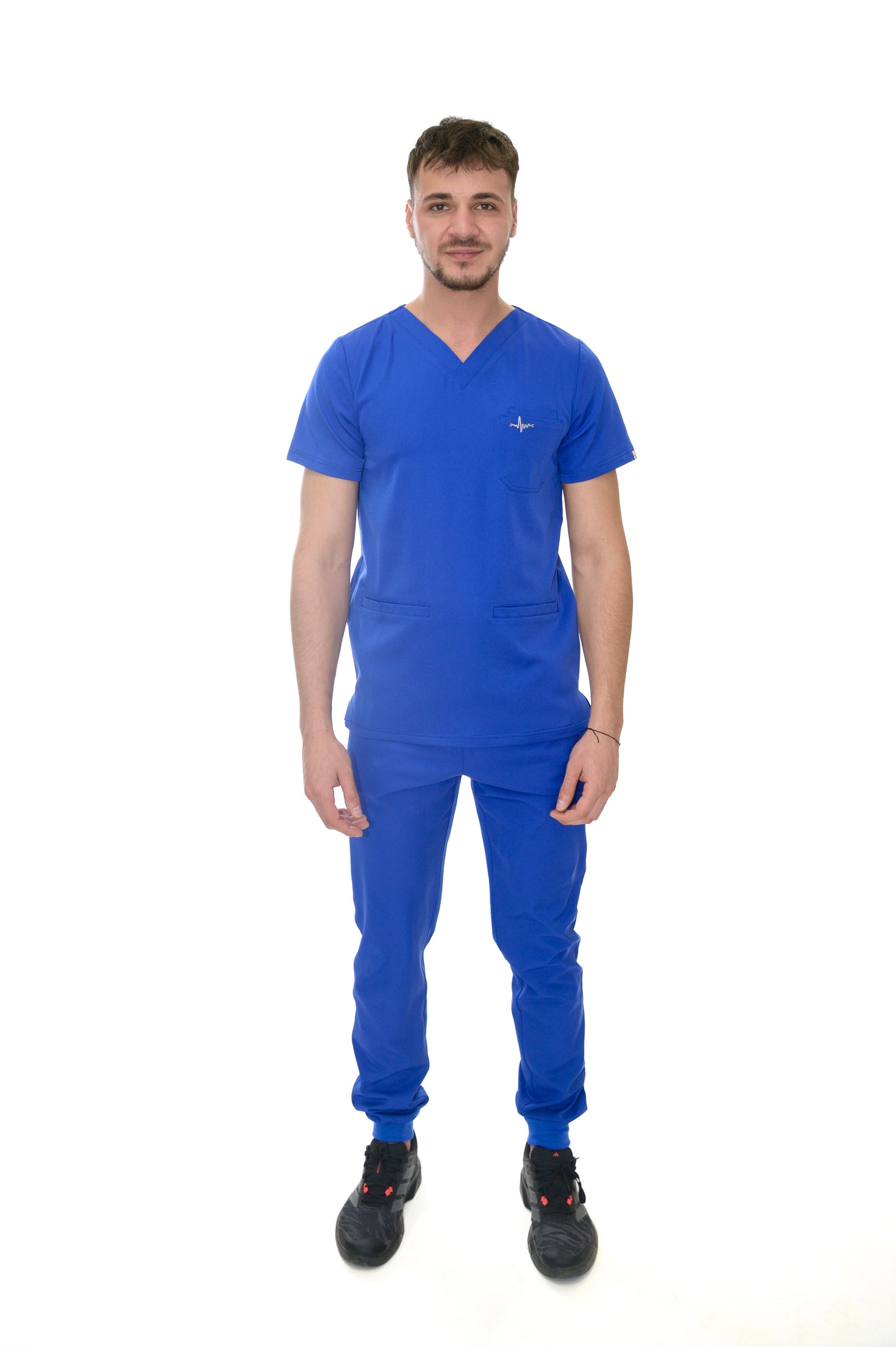 Мъжки медицински екип Smooth Performance Royal Blue