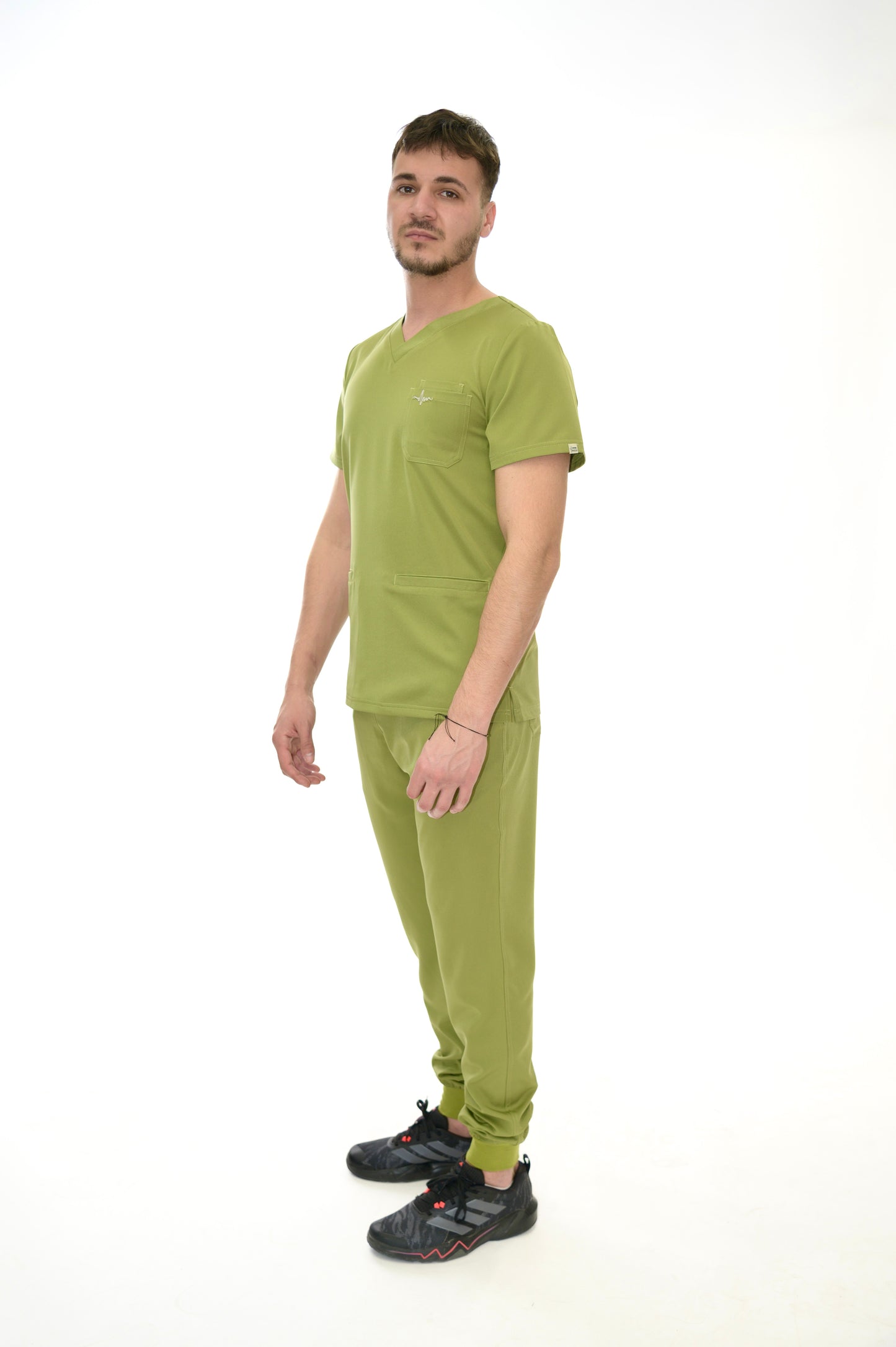 Мъжки медицински екип Smooth Performance Bright Green