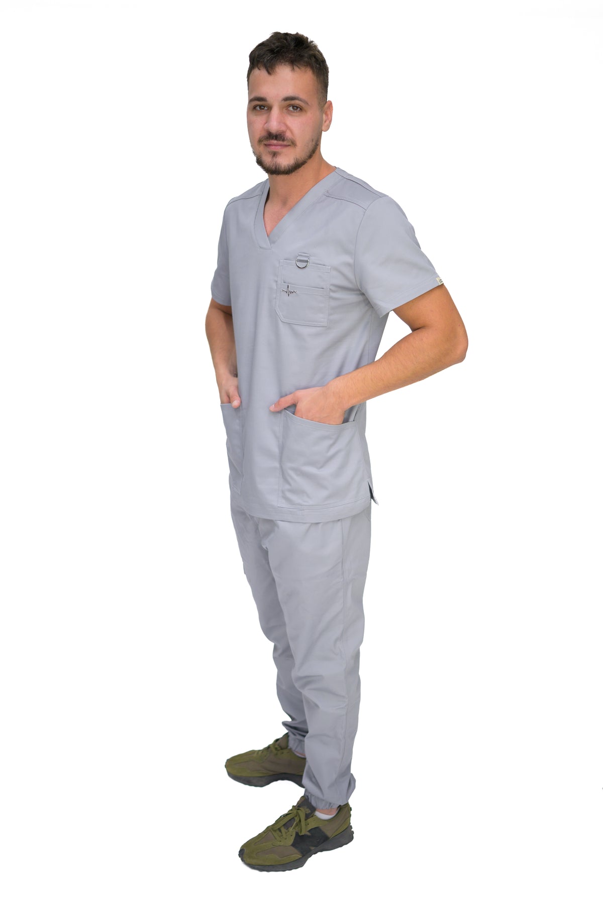 Мъжки медицински екип Cotton Male Dream Light Grey