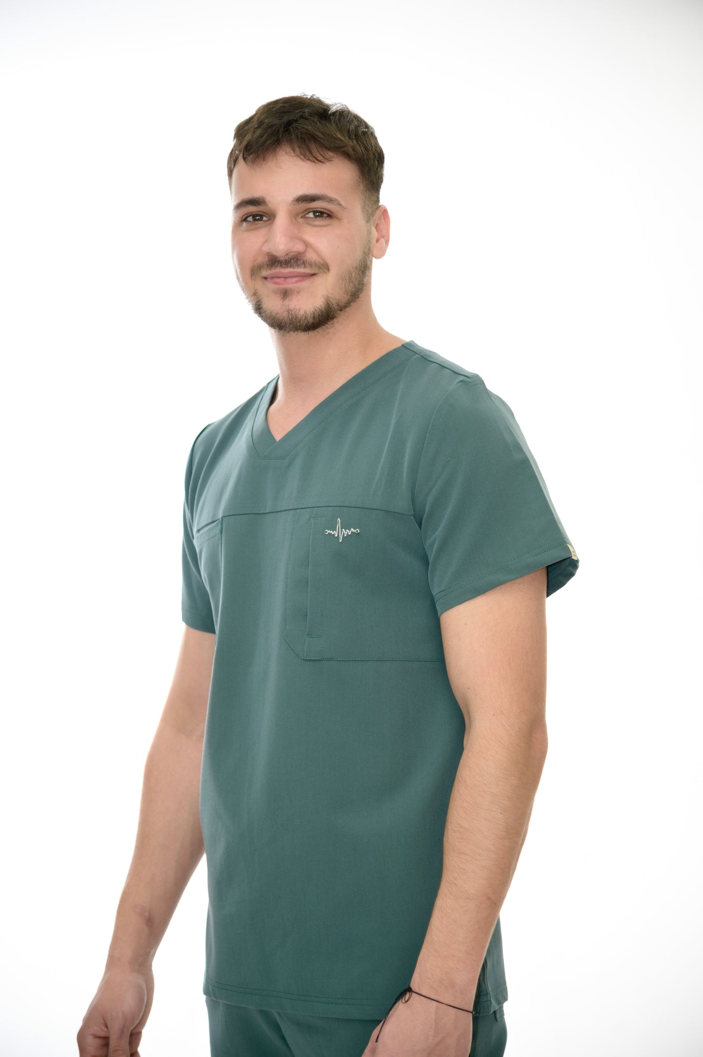 Мъжки медицински екип Calm and Classy Green