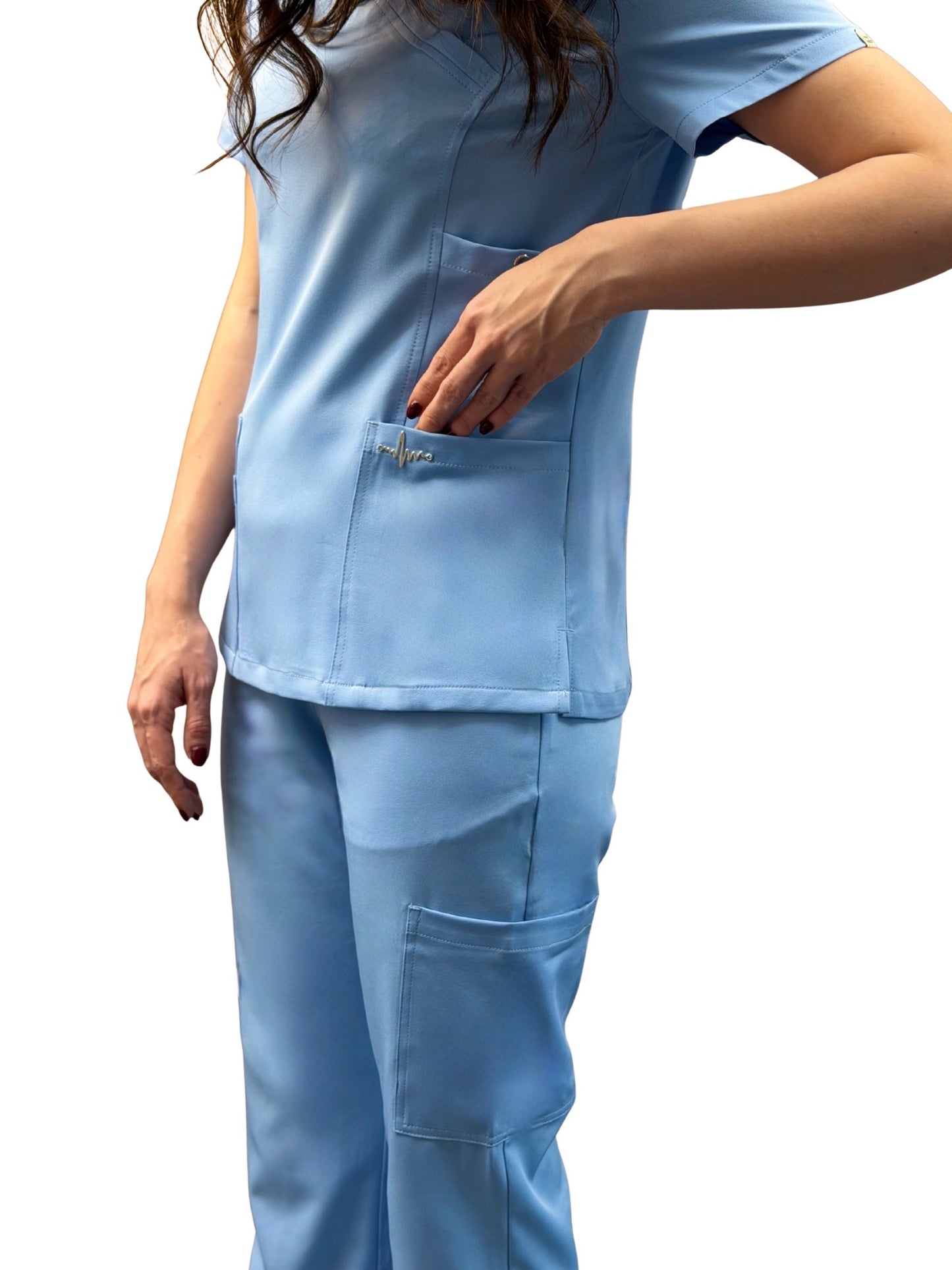 Медицински екип Second Skin Pale Blue