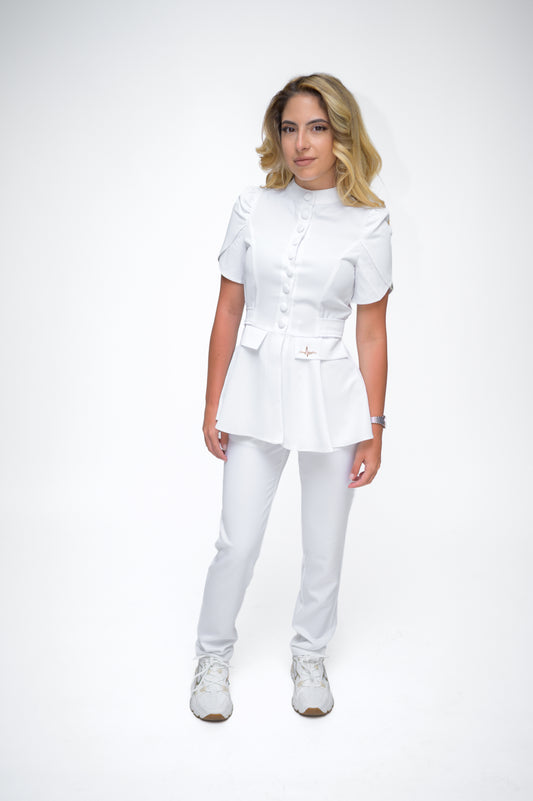 Медицински екип Button Up White