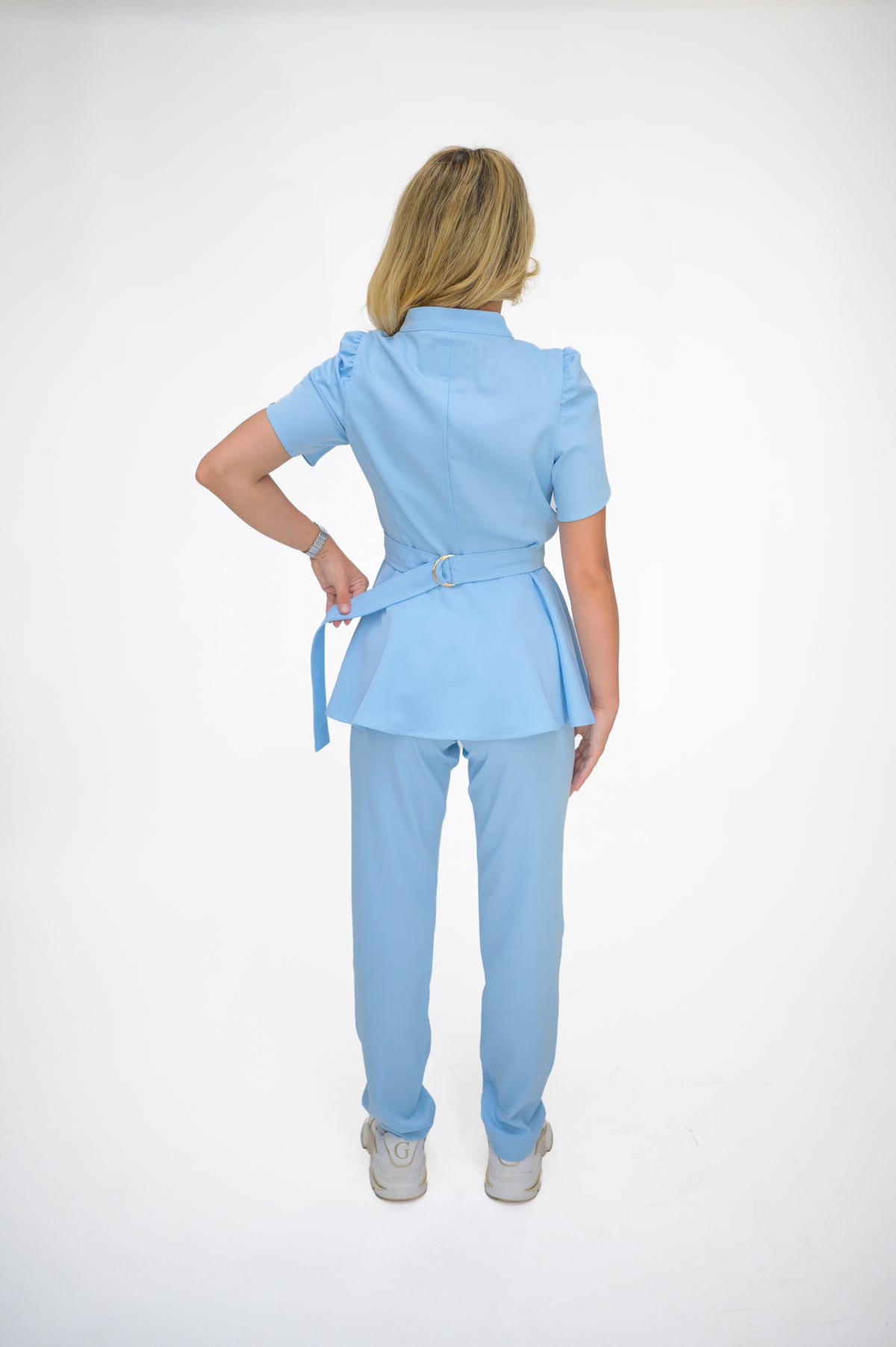 Медицински екип Button Up Baby Blue