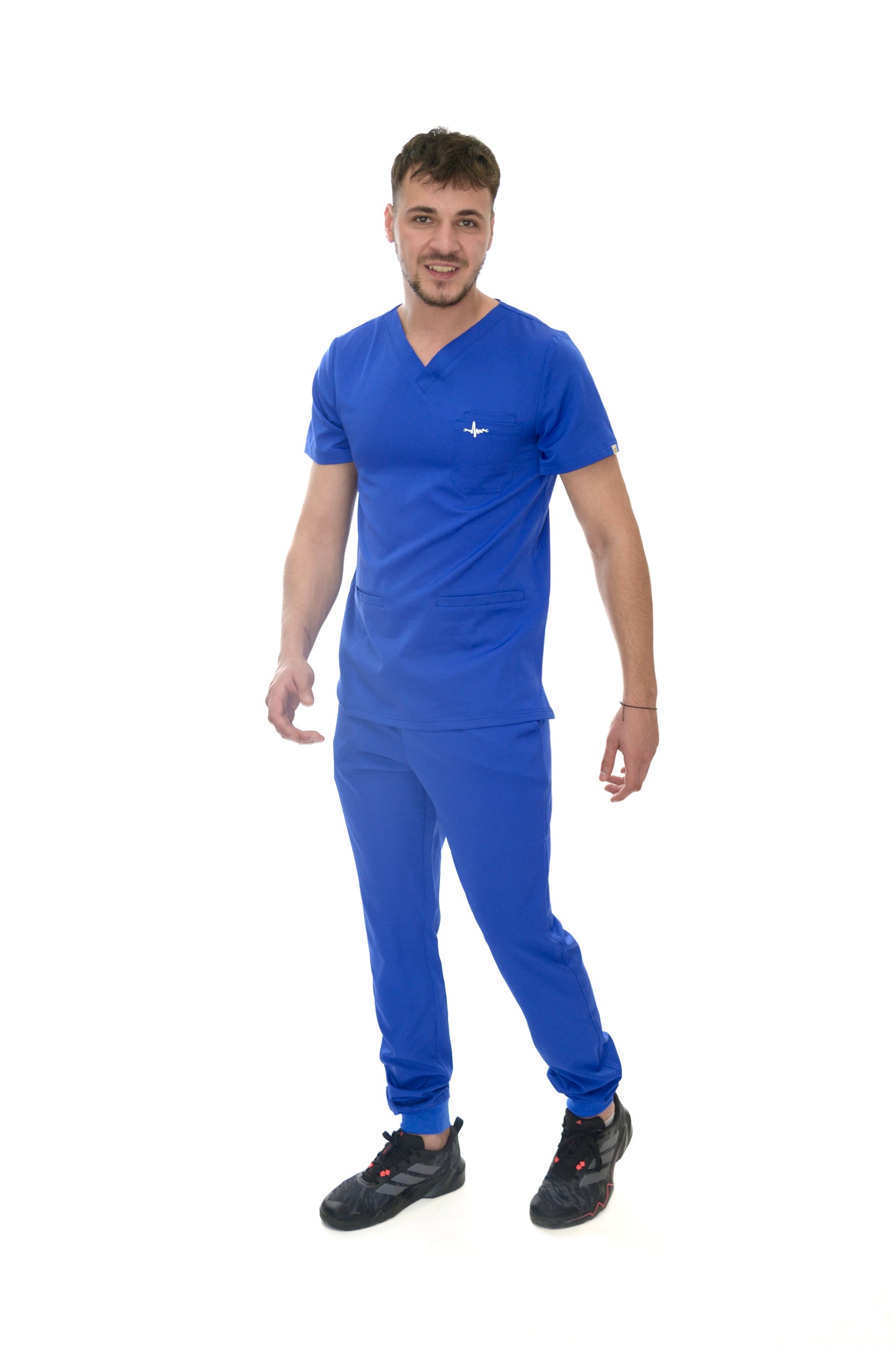 Мъжки медицински екип Smooth Performance Royal Blue