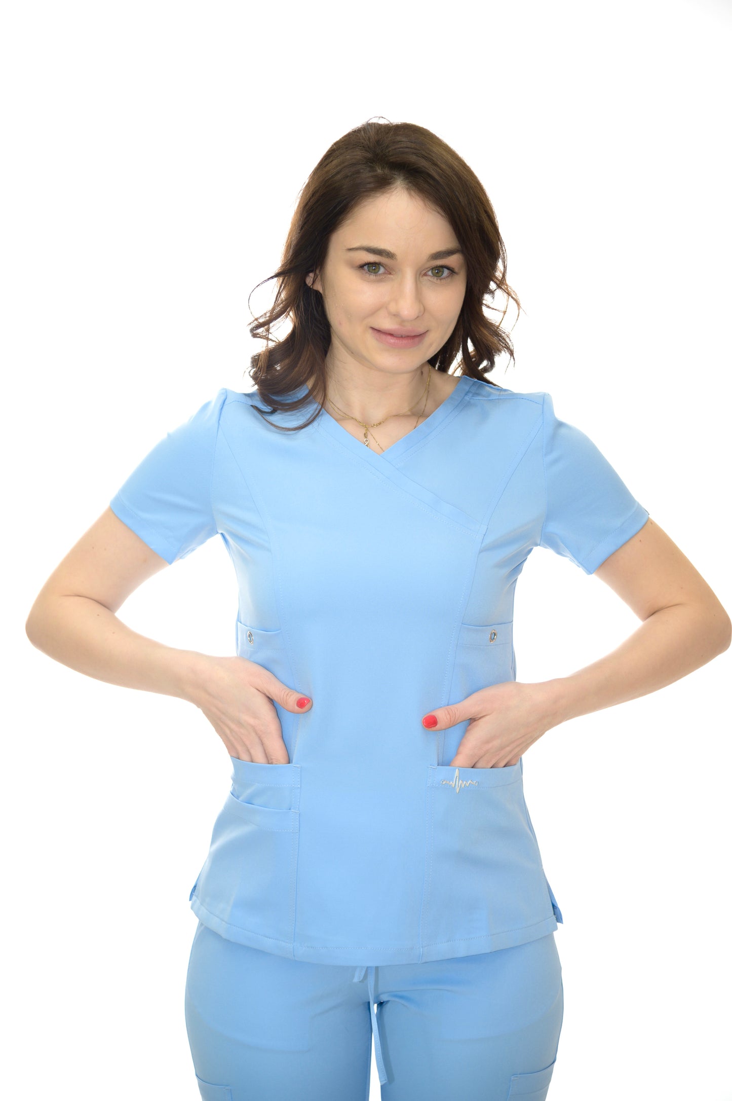 Медицински екип Second Skin Pale Blue