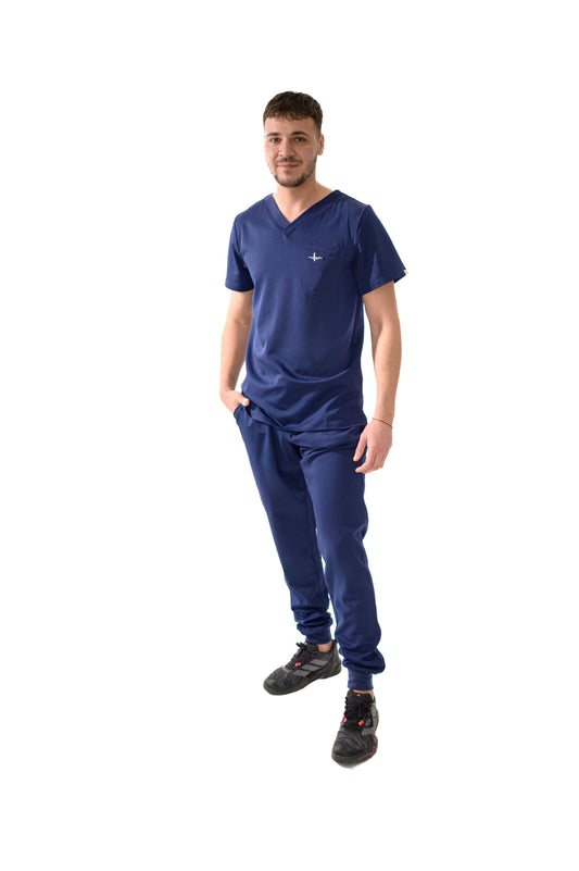 Мъжки медицински екип Smooth Performance Navy Blue