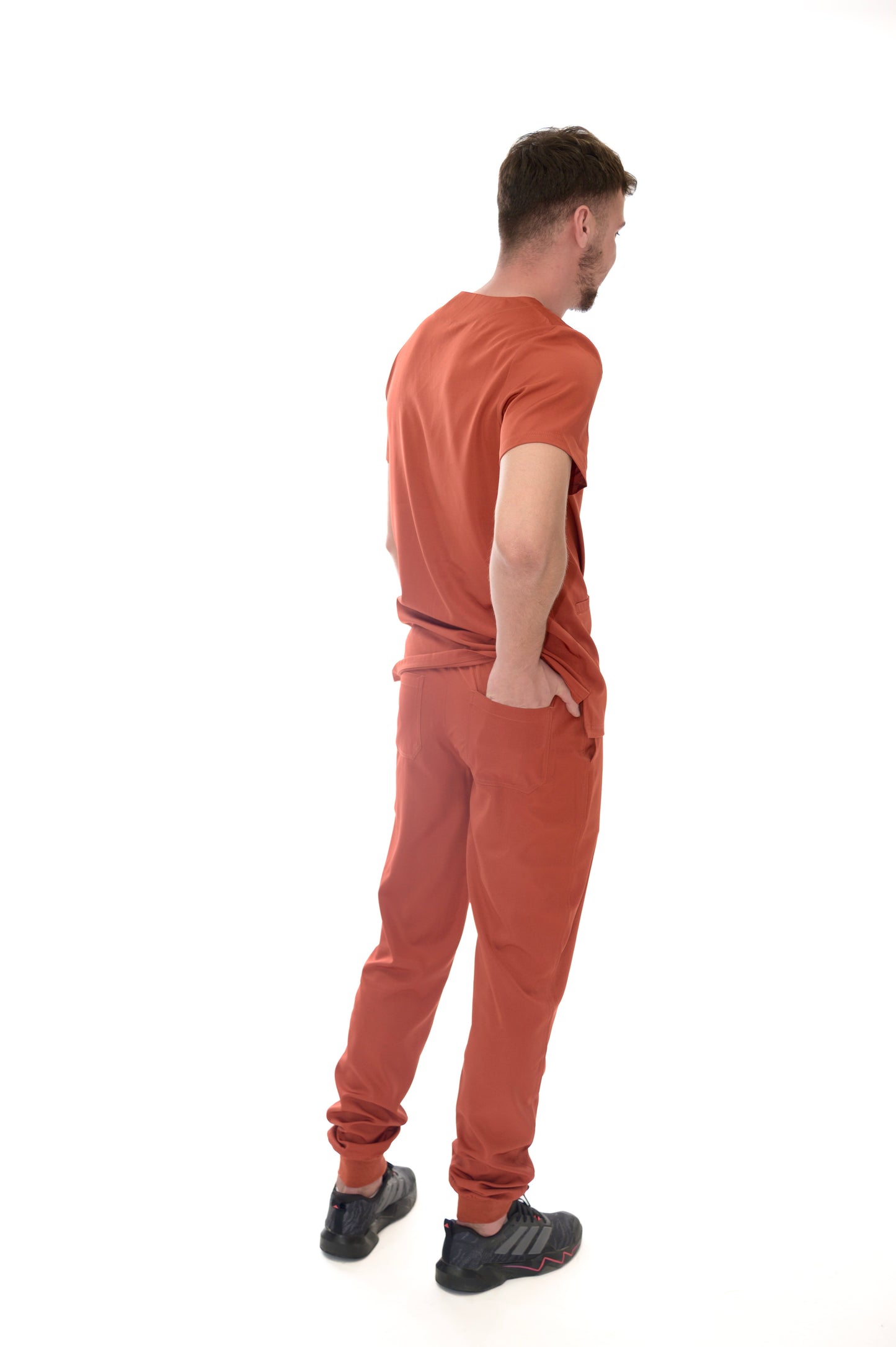 Мъжки медицински екип Smooth Performance Brick Red