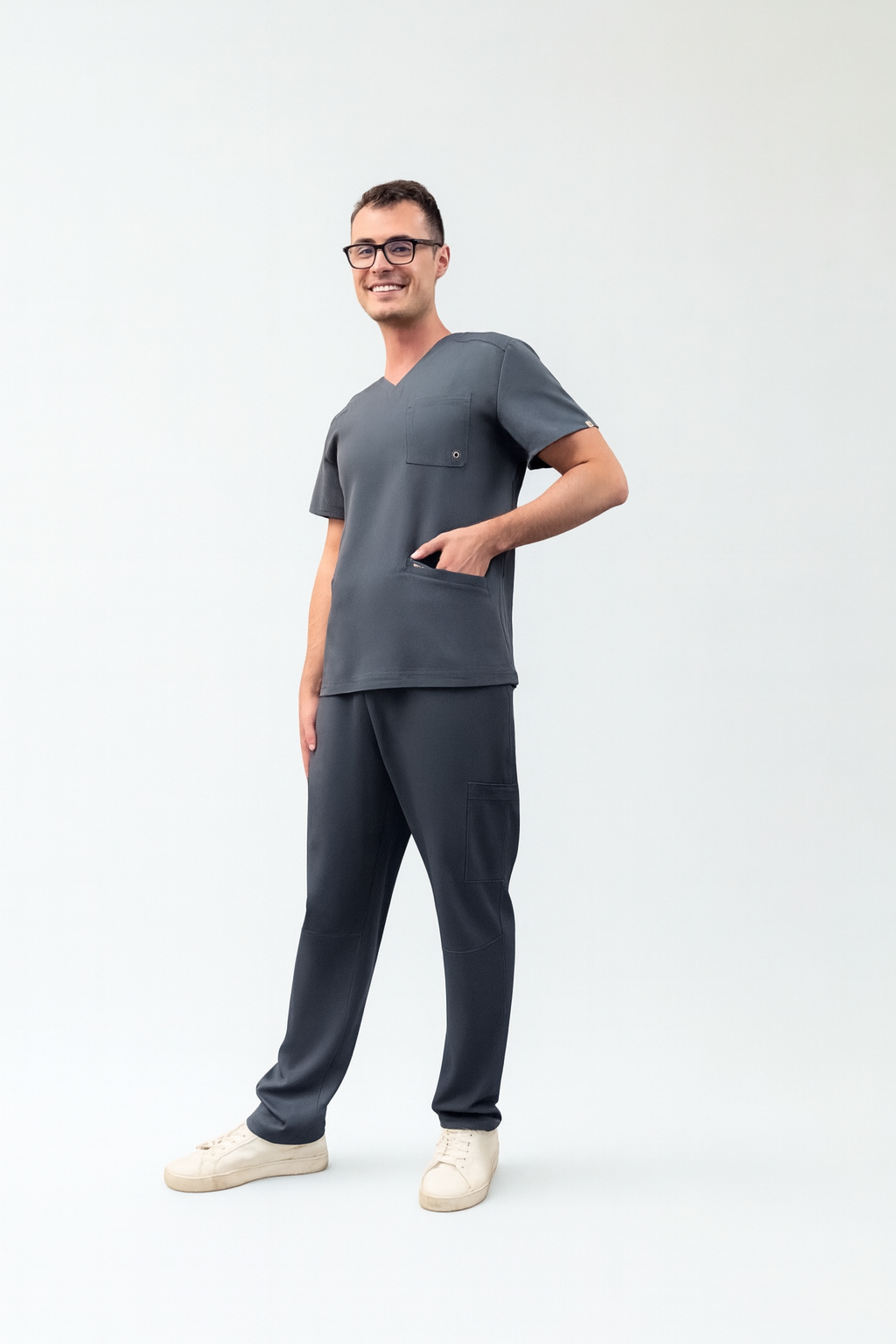 Мъжки медицински екип Male Gray