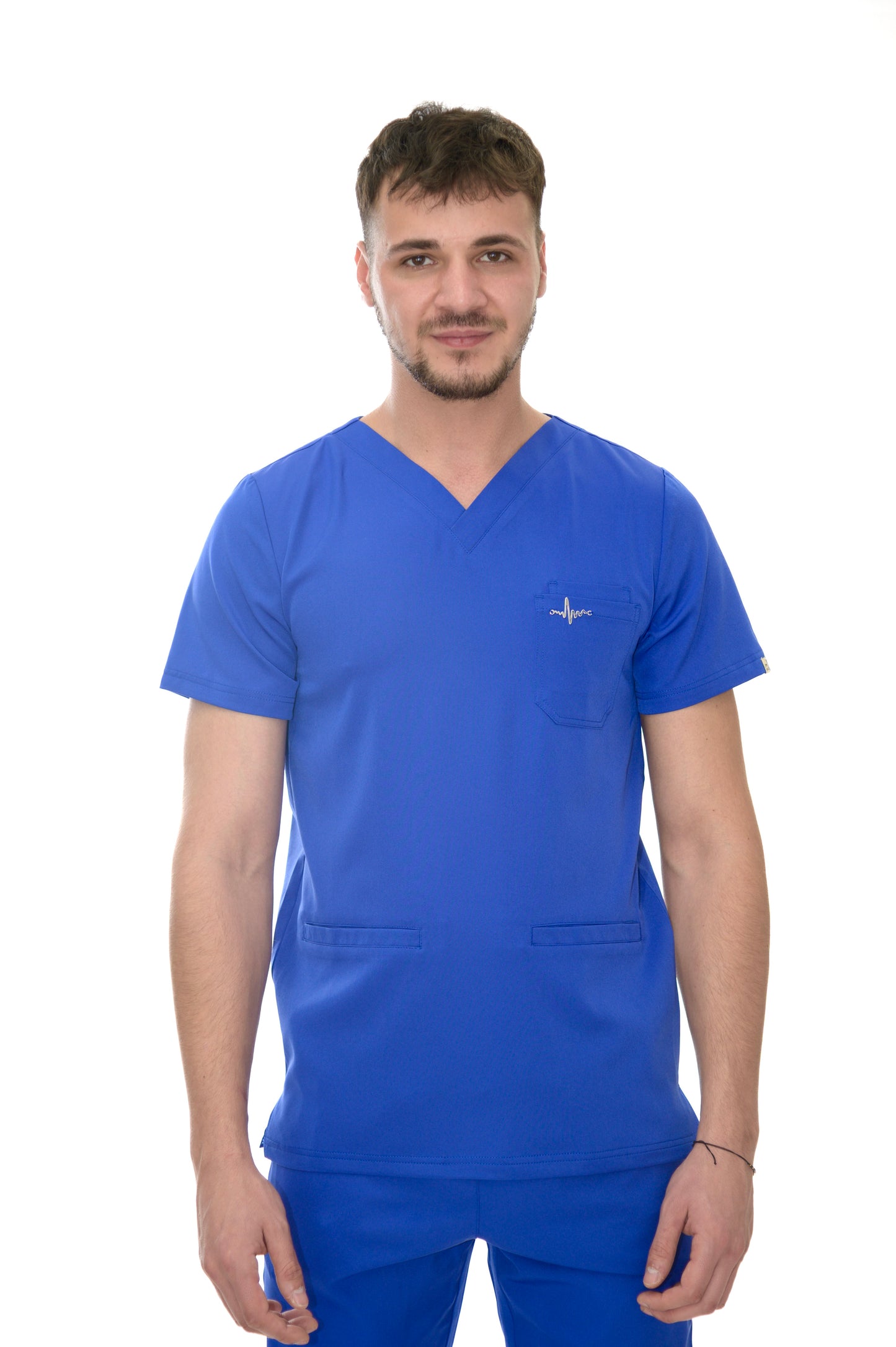 Мъжки медицински екип Smooth Performance Royal Blue