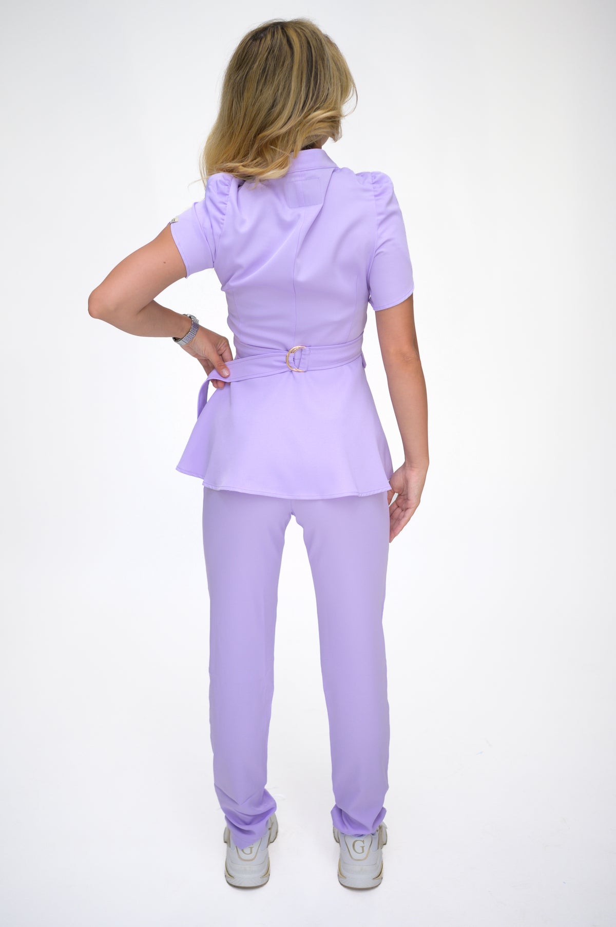 Медицински екип Button Up Lavender