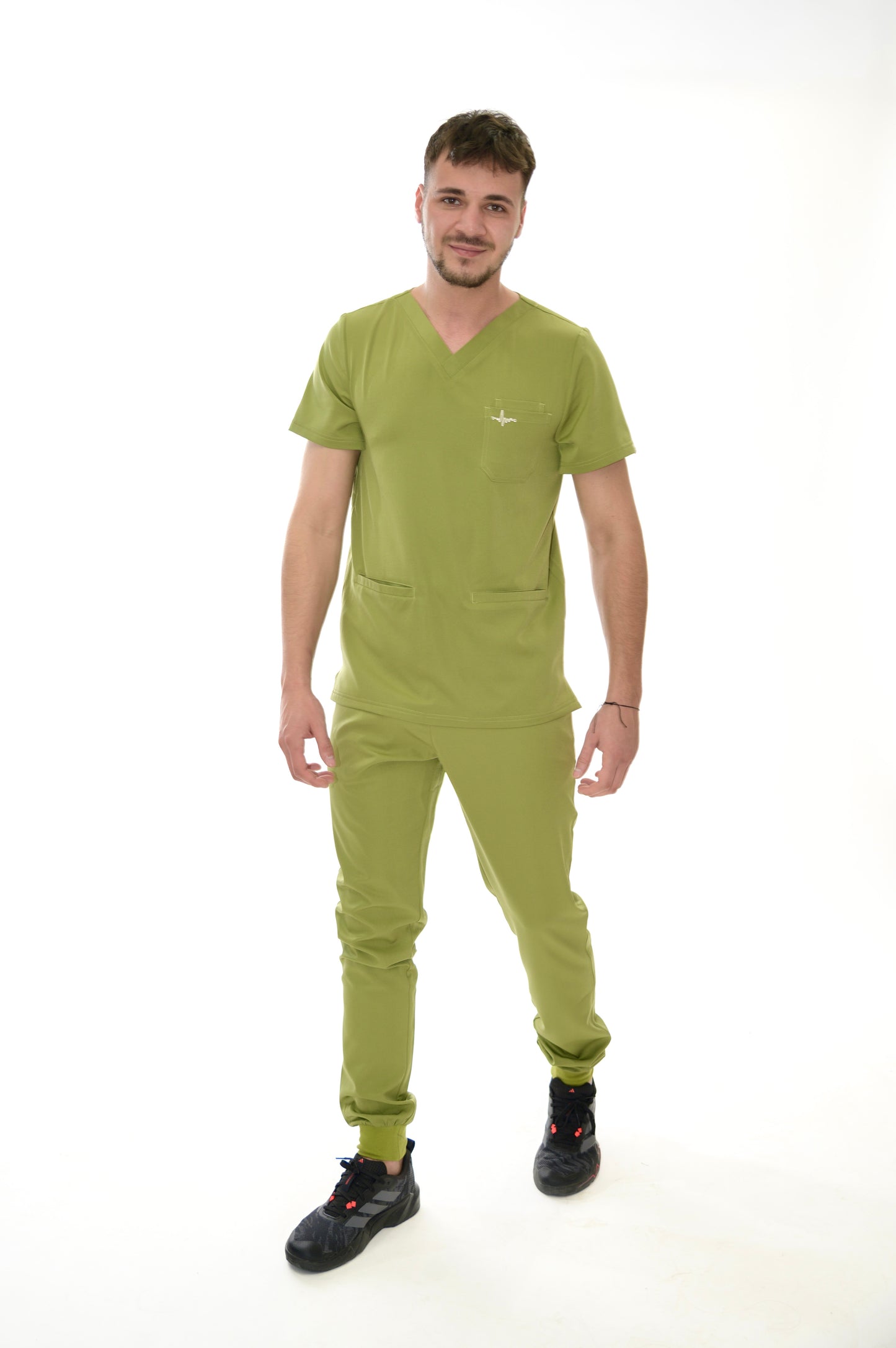 Мъжки медицински екип Smooth Performance Bright Green
