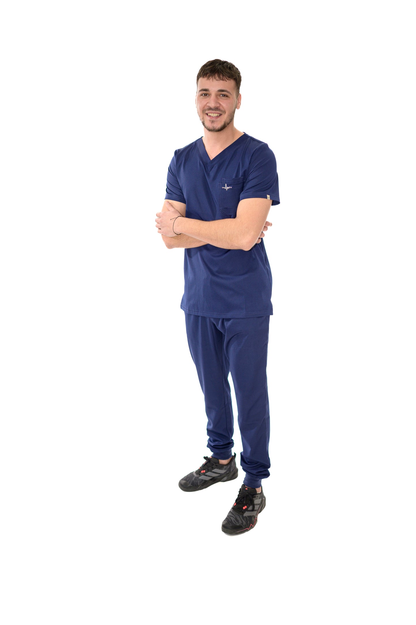 Мъжки медицински екип Smooth Performance Navy Blue