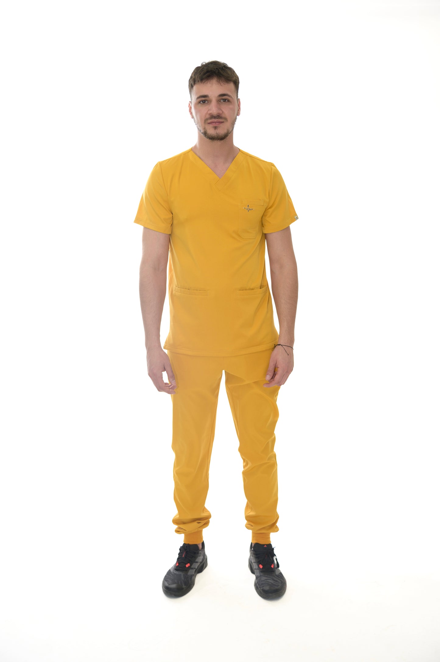 Мъжки медицински екип Smooth Performance Mustard Yellow
