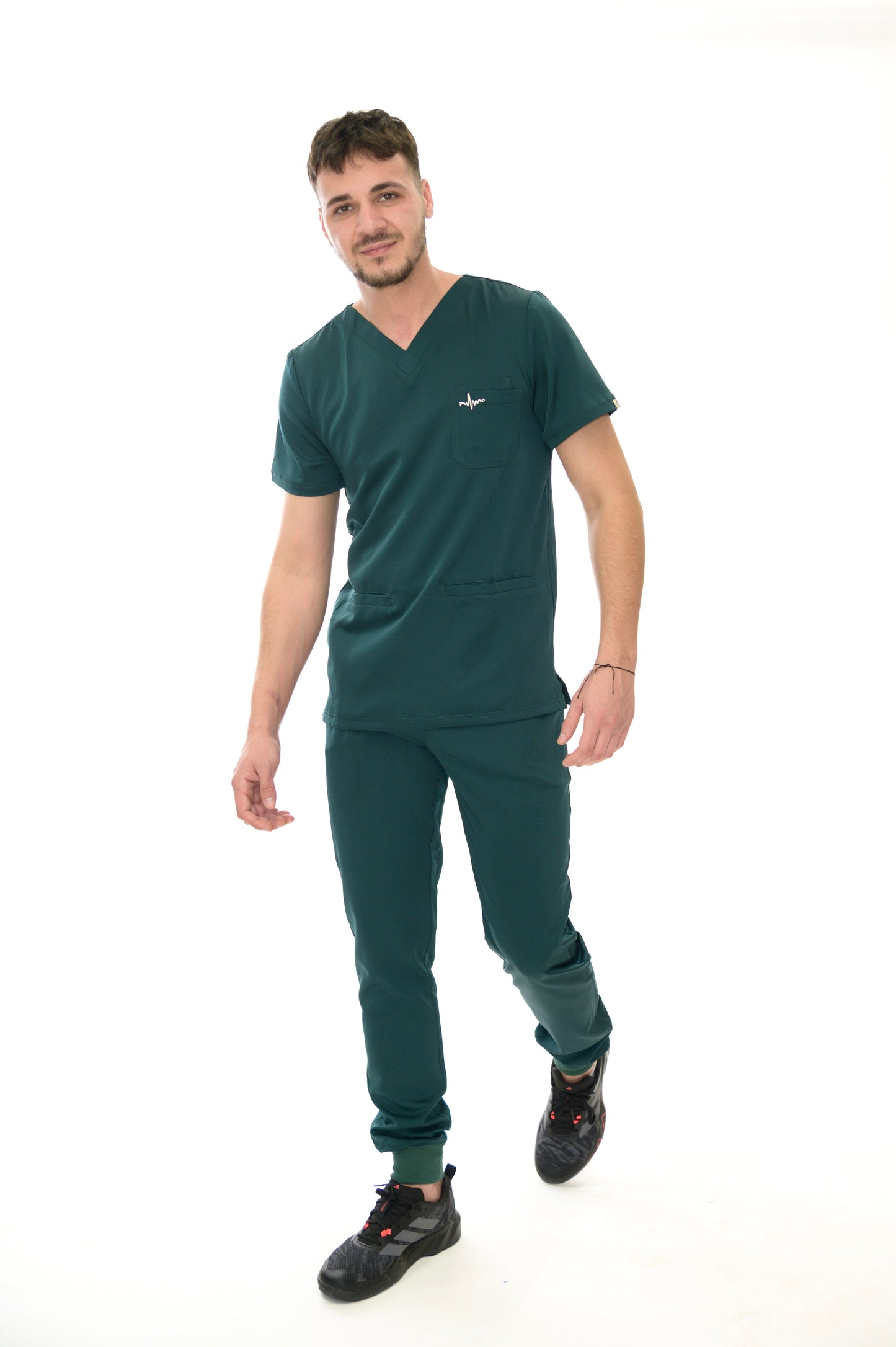 Мъжки медицински екип Smooth Performance Grass Green