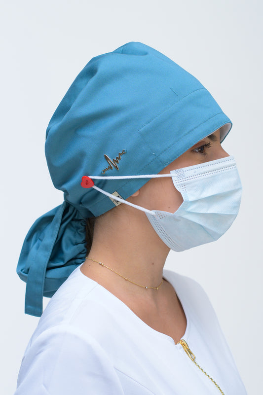 Медицинска шапка Turquoise Heart