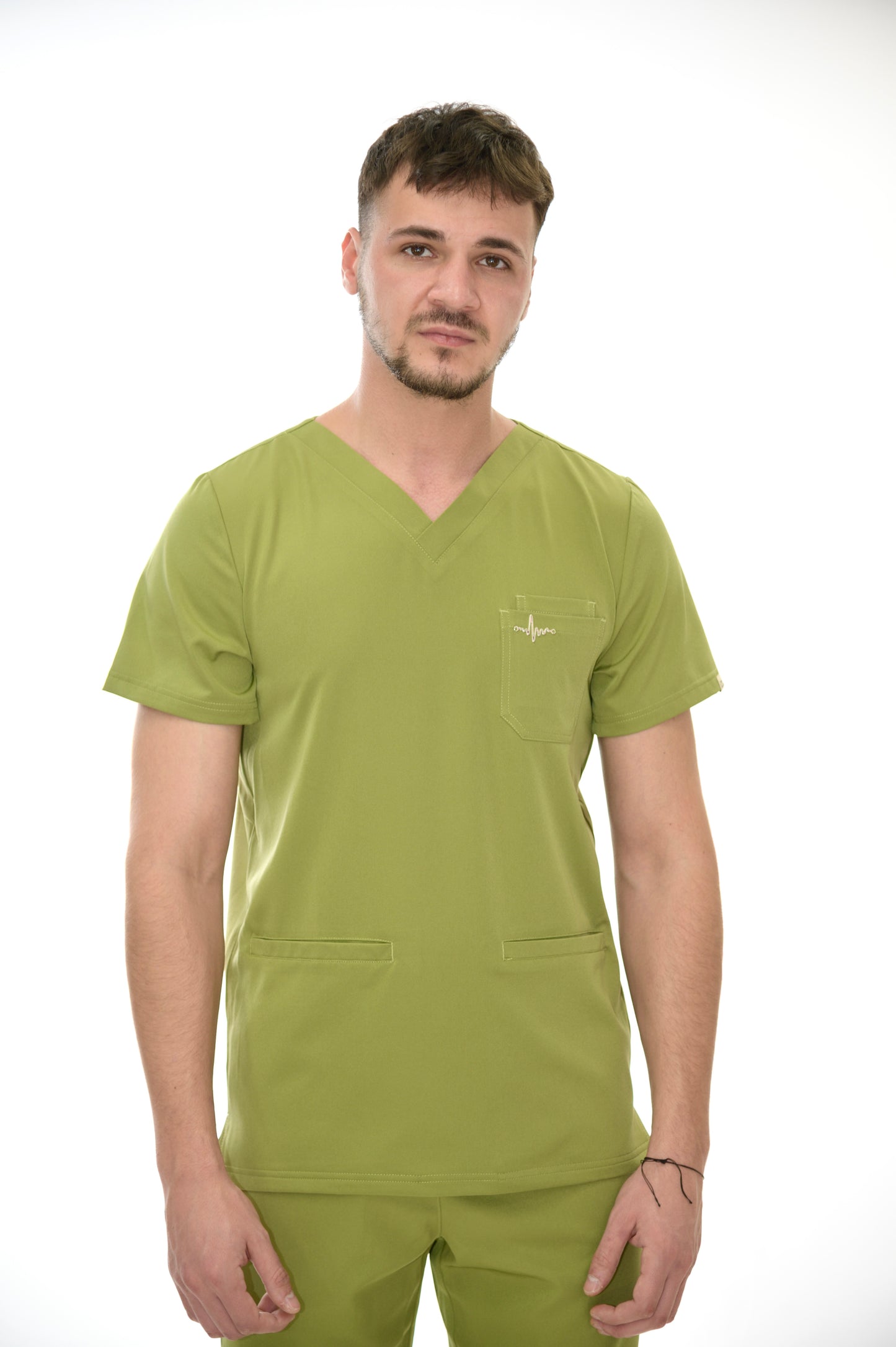 Мъжки медицински екип Smooth Performance Bright Green