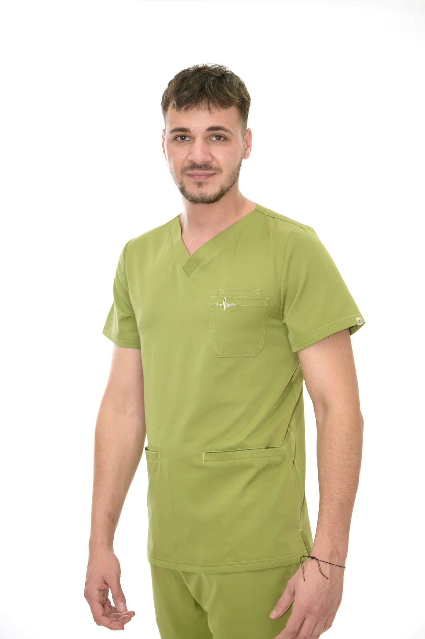 Мъжки медицински екип Smooth Performance Bright Green
