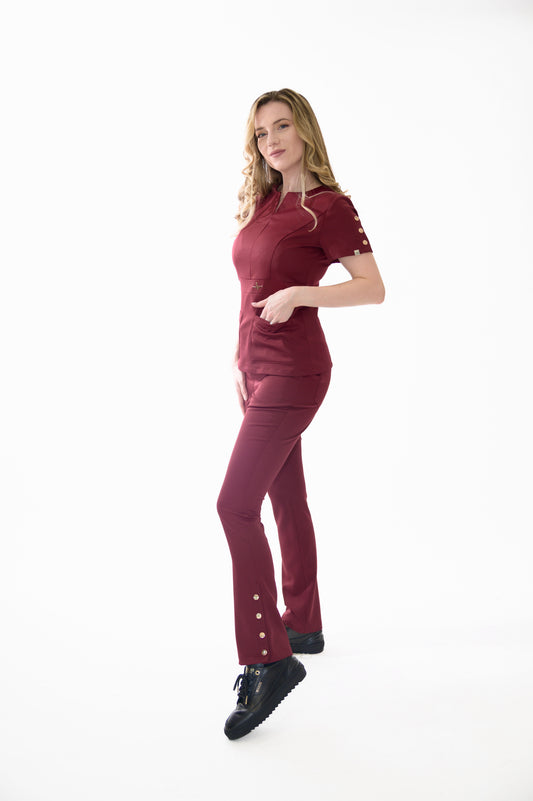 Медицински екип Elegant Princess Burgundy
