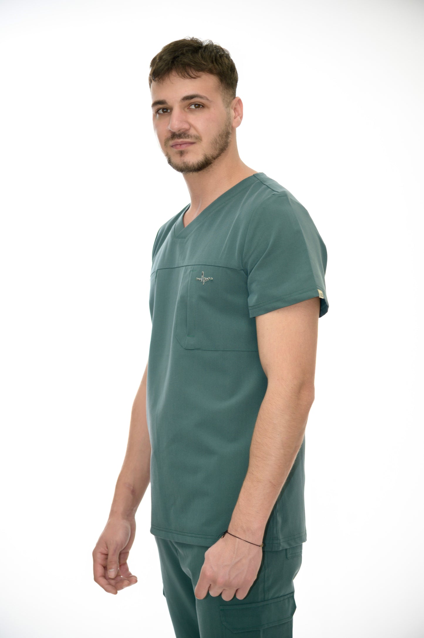Мъжки медицински екип Calm and Classy Green