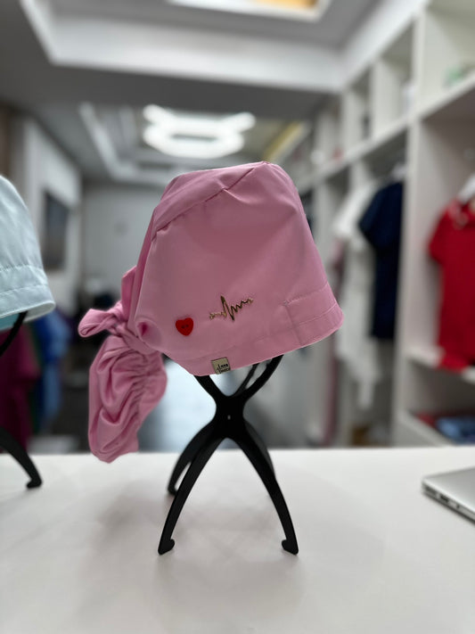 Медицинска шапка Pink Heart